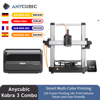 ANYCUBIC Kobra 3 Combo Multi-Color FDM 3D Printer Max 600mm/s Printing Speed Build Size 250x250x260mm