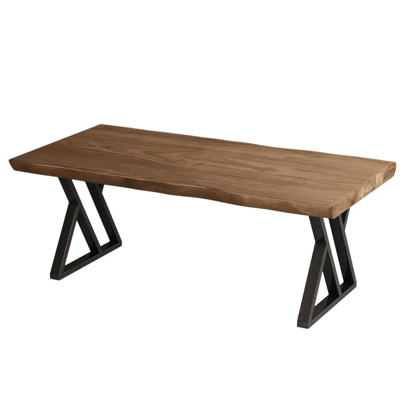 Solid wood large board computer desk simple modern office negotiation table workbench large board long calligraphy table