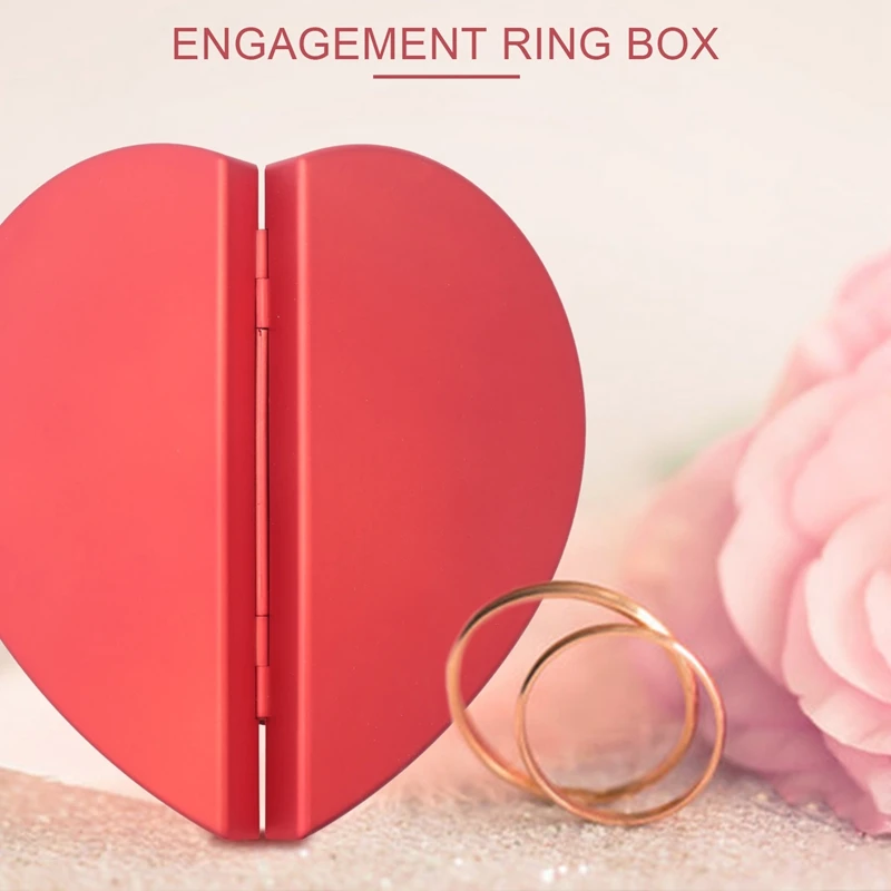 Rose Flower Rotating Ring Box, Proposal Box, Rose Wedding Engagement Ring Box, Jewelry Storage Box, Valentine's Best Female Gift