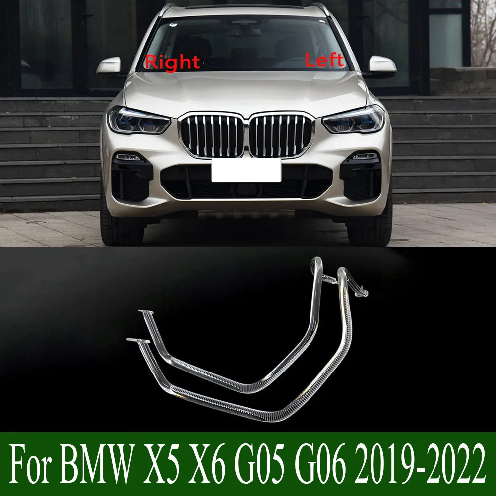 

DRL Headlight Light Guide Daytime Running Light Tube Daytime Running Lamp Bar Lamp Circle For BMW X5 X6 G05 G06 2019-2022 High