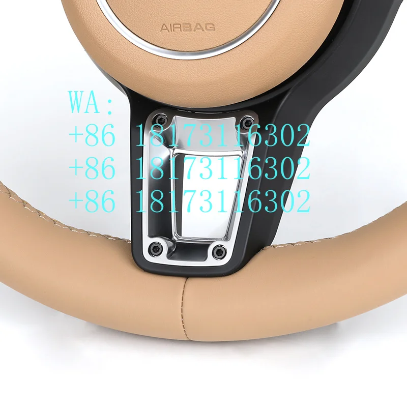 Factory Discounts Upgrade Volant Lenkrad Beige Leather Steering Wheel 997 987 911 718 Cayman Boxster Cayenne Macan Panamera 718