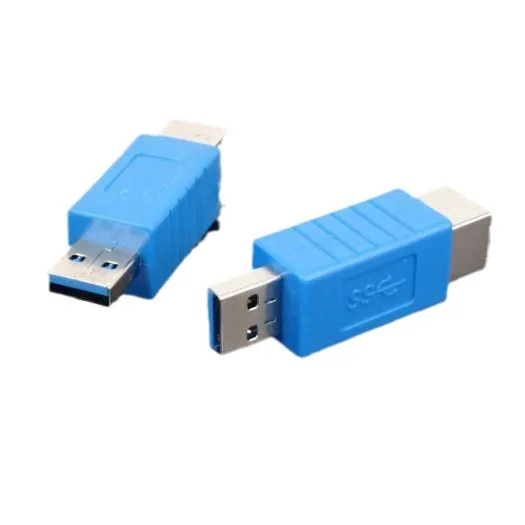 USB 3.0 Type A Male to Type B Female Adapter, High Speed Transmission Converter Extension Connector for Printer
