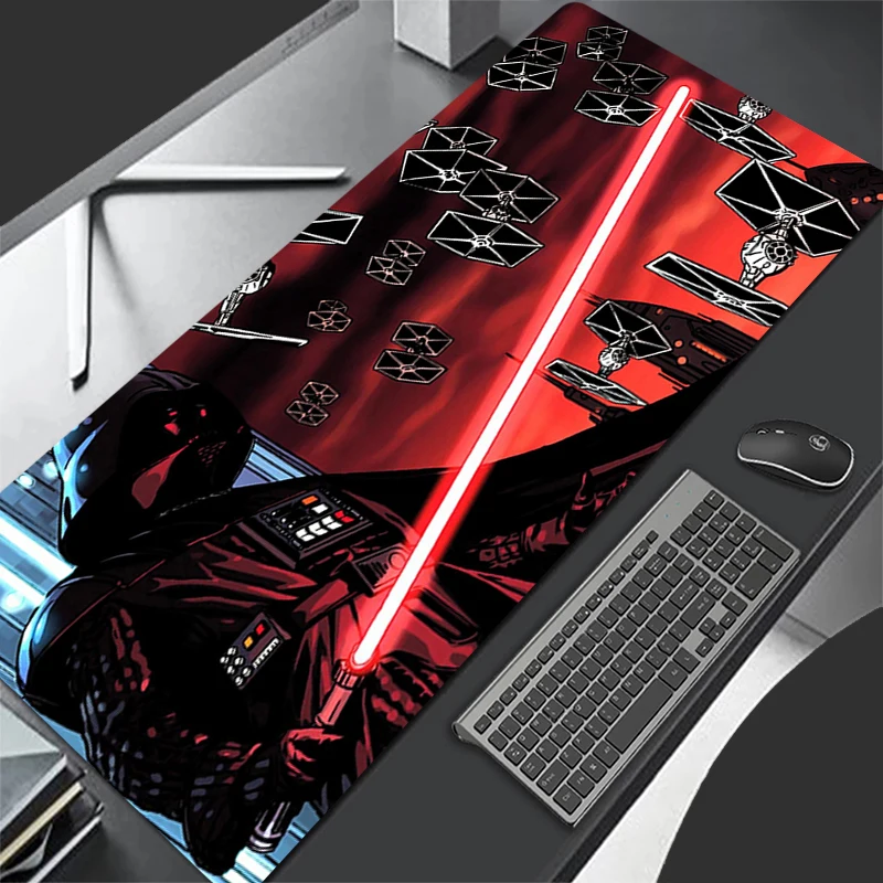 

S-star Wars Darth Vaders Gaming Mousepad Anime Mouse Mat Office Gamer Computer Mouse Pad HD Print Big Desk Mat PC Anime Mousepad