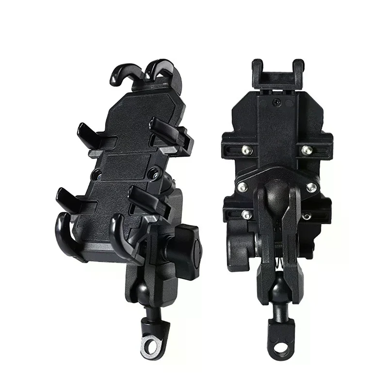 360도 회전 가능한 조절식 휴대폰 거치대 오토바이 전기차 라이딩 배달 내비게이션 거치대