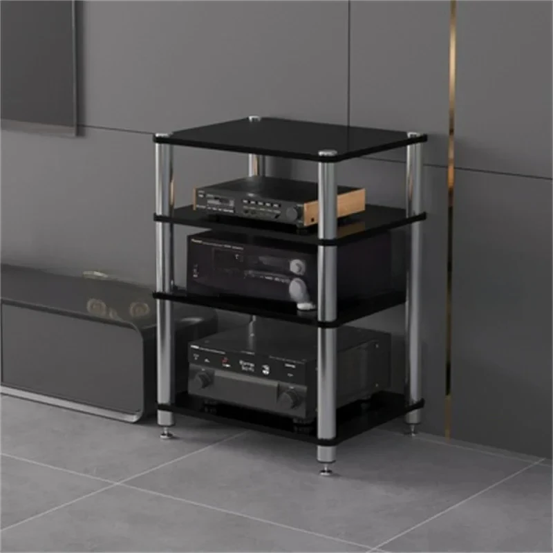 DK-02 HIFI Amplifier , Audio , AV Equipment Rack, TV Cabinet Column Available In Black, White, And Silver