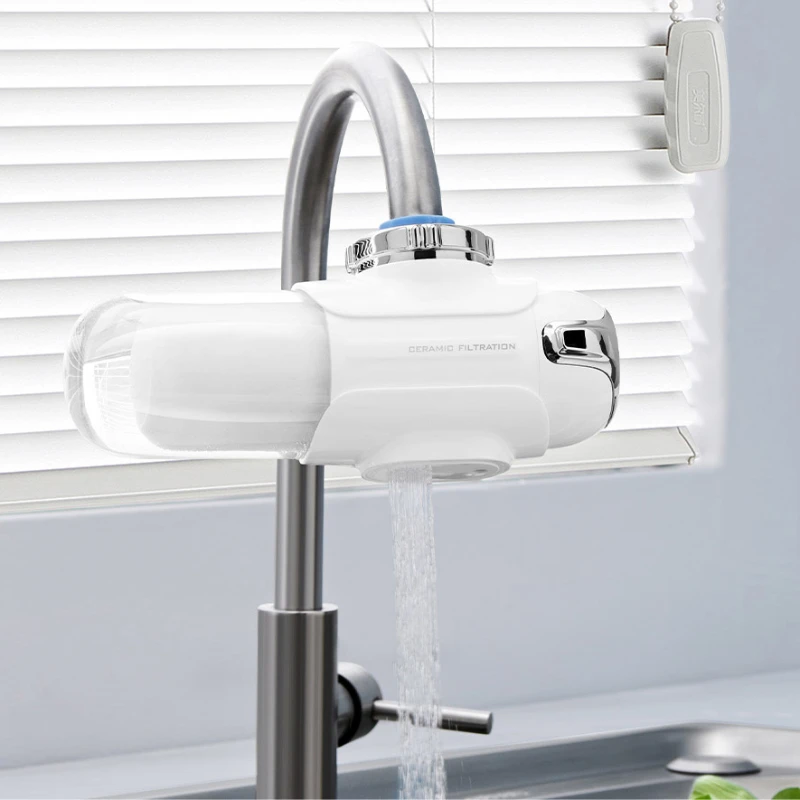 New Xiaomi Yunmi Faucet Water Purifier Ceramic Filter Tap Water Purifier Sterilization Filter Chlorine Transparent Filter Window