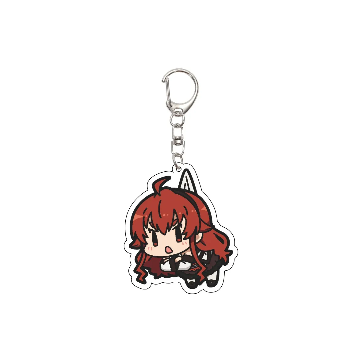 55MM Anime Mushoku Tensei：Jobless Reincarnation Keychain Rudeus Greyrat Key Chain Acrylic Model Plate Christmas Gifts view 3