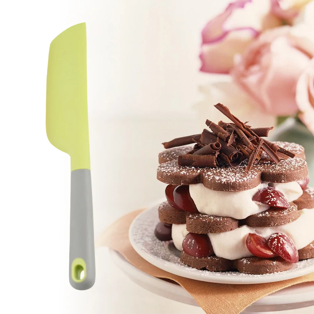 

Portable Silicone Baking Cake Cream Butter Spatula Scraper Reusable High Temperature Resistant Non-Scratch Easy Grip Handle
