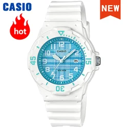 Casio-relógio de esporte transparente casual para mulheres, presente do amor, relógio, impermeável, cores brilhantes, moda, LRW-200H