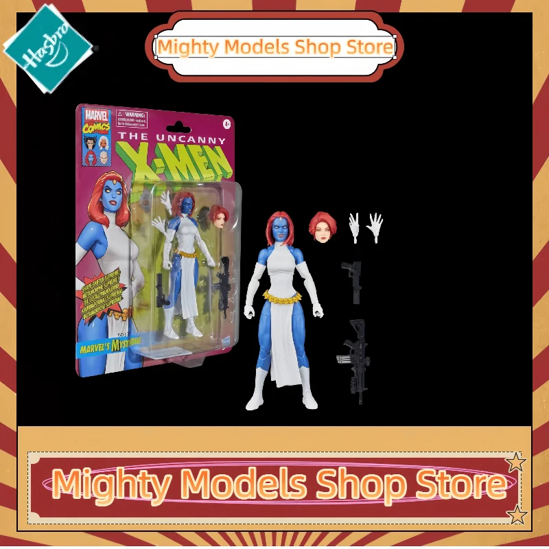 En Stock, Figura de Acción Retro de Marvel Legends, Mystique de los X-Men, 6 Pulgadas, Modelo Coleccionable, Regalo