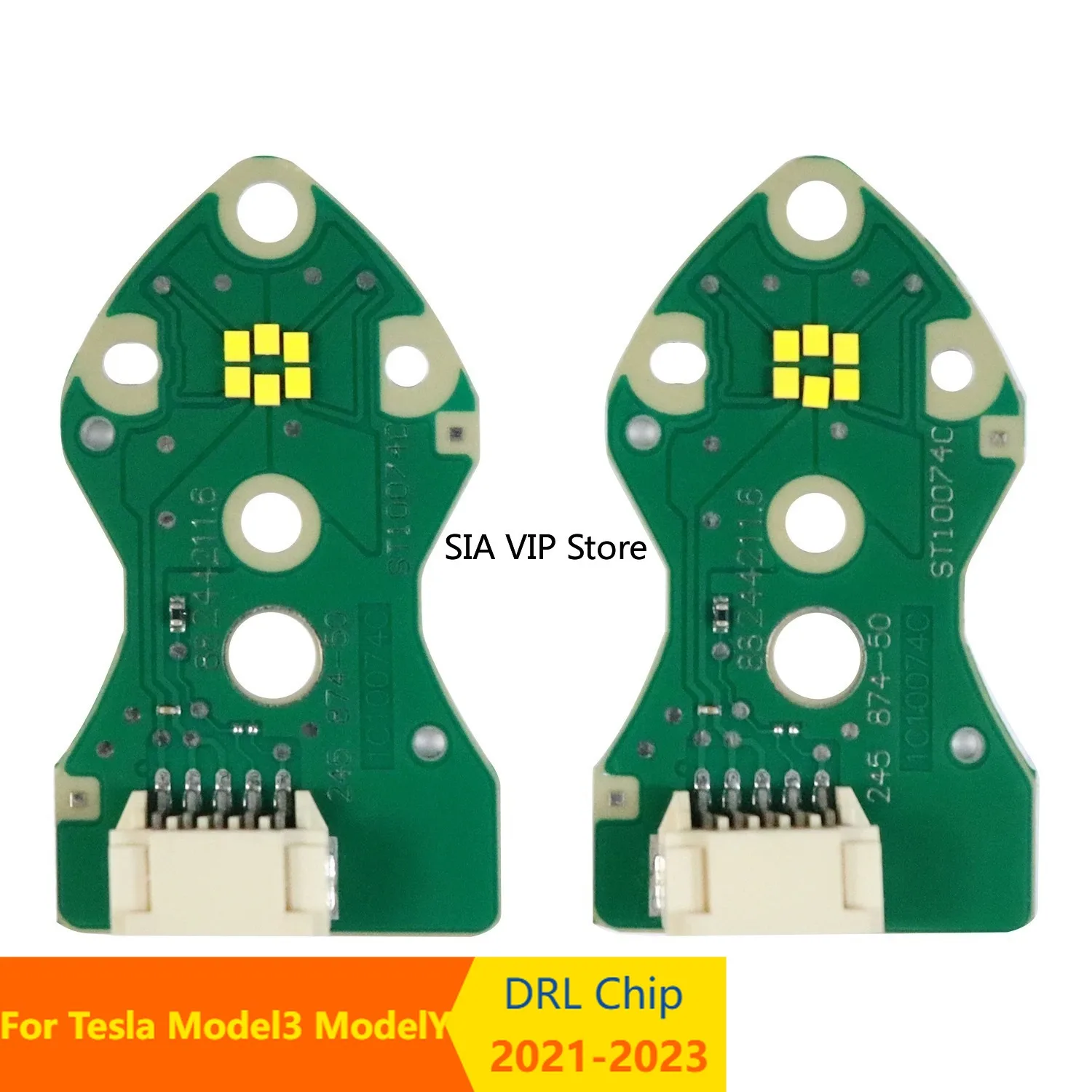 

For Tesla Model3 ModelY 2021 2022 2023 White DRL Chip Car Headlights Ballast Circuit Board Light Source Board Chip