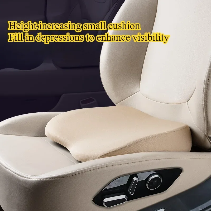 Car Height Increase Seat Cushion Thickening Portable All Season Single Seat Height Increase Small Lumbar Support for Cars