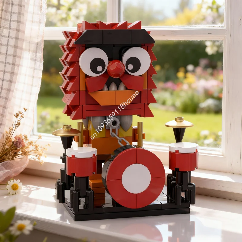 

251pcs MOC Brickheadz Animal The Muppets Model Building Blocks Christmas Gift Architecture Assemble DIY Creative Idea Toys Brick