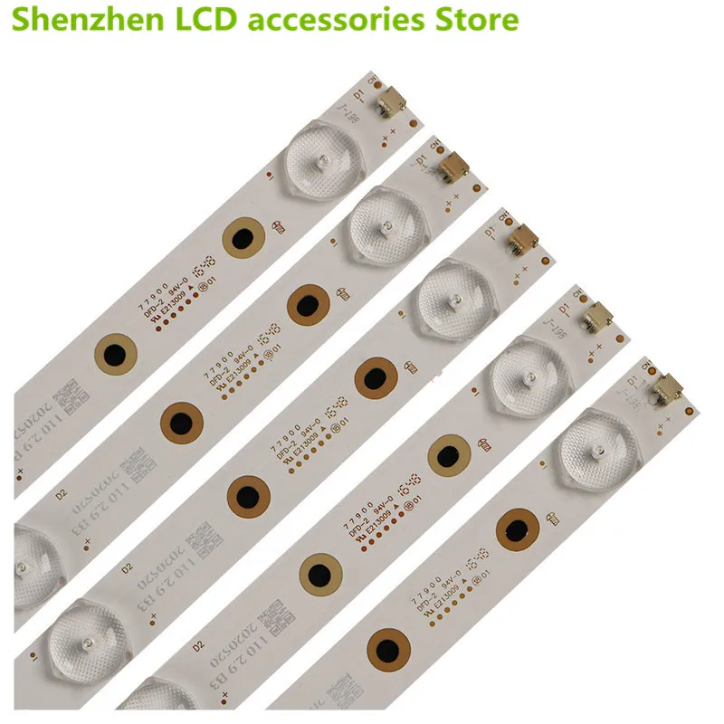 FOR NEW 43inch Light bar 43LH500T LB43015 V0-03 LB43101 L42F220B L42P60BD  10LED  84.4CM  3V 100%NEW  LED backlight strip