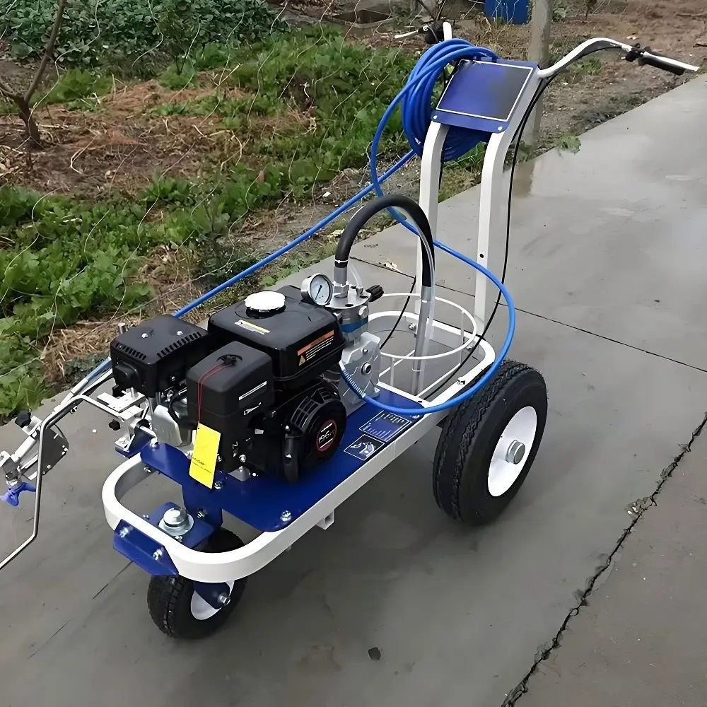 Hot-Selling, Easy-To-Maintain Home Road Marking Machine, New Type of Cold Spray Paint Sprayer, Reliable Pump.