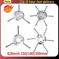 6/8 In Steel Grasss Trimmer Head 3/ 6 Cutter Brushcutter Wire Weed Blade for Garden Grass Trimmer Head Lawnmover Power Tool