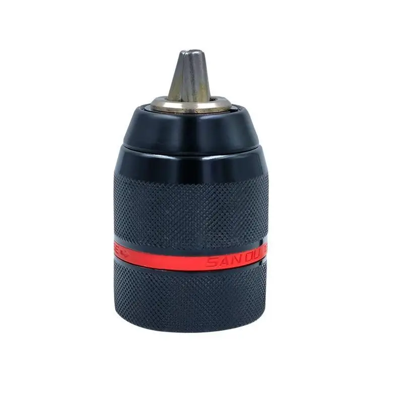 【CCA】0.8-10mm Keyless Drill Chuck Ratchet Self Lock Metal Drill Chuck With Accessories For Electric Power Drill Tool Replacement