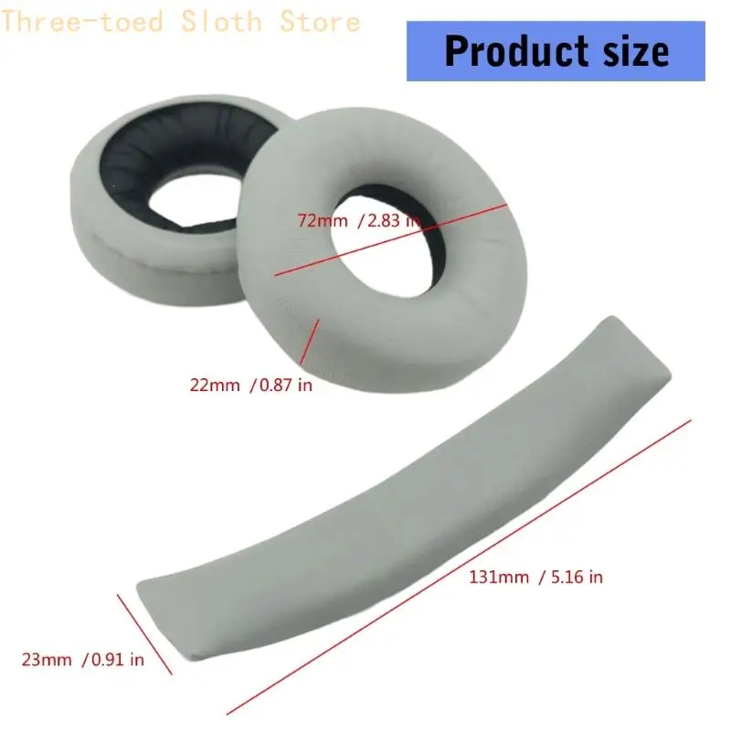 وسادة عقال البروتين الجلود وسماعات الأذن المحددة لـ WH-CH500 CH510 Long Wear E74A