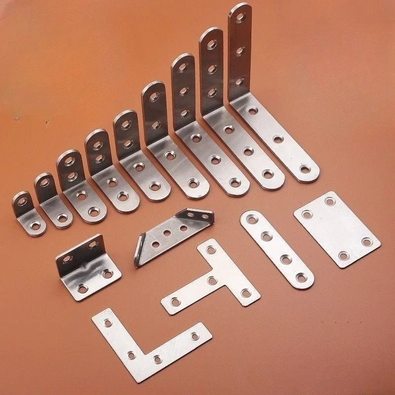 

4pcs Corner Brackets,2 X 2 Inch Stainless Steel L Corner Bracket,angle Bracket,equerre Metal Fixation,composite Decking