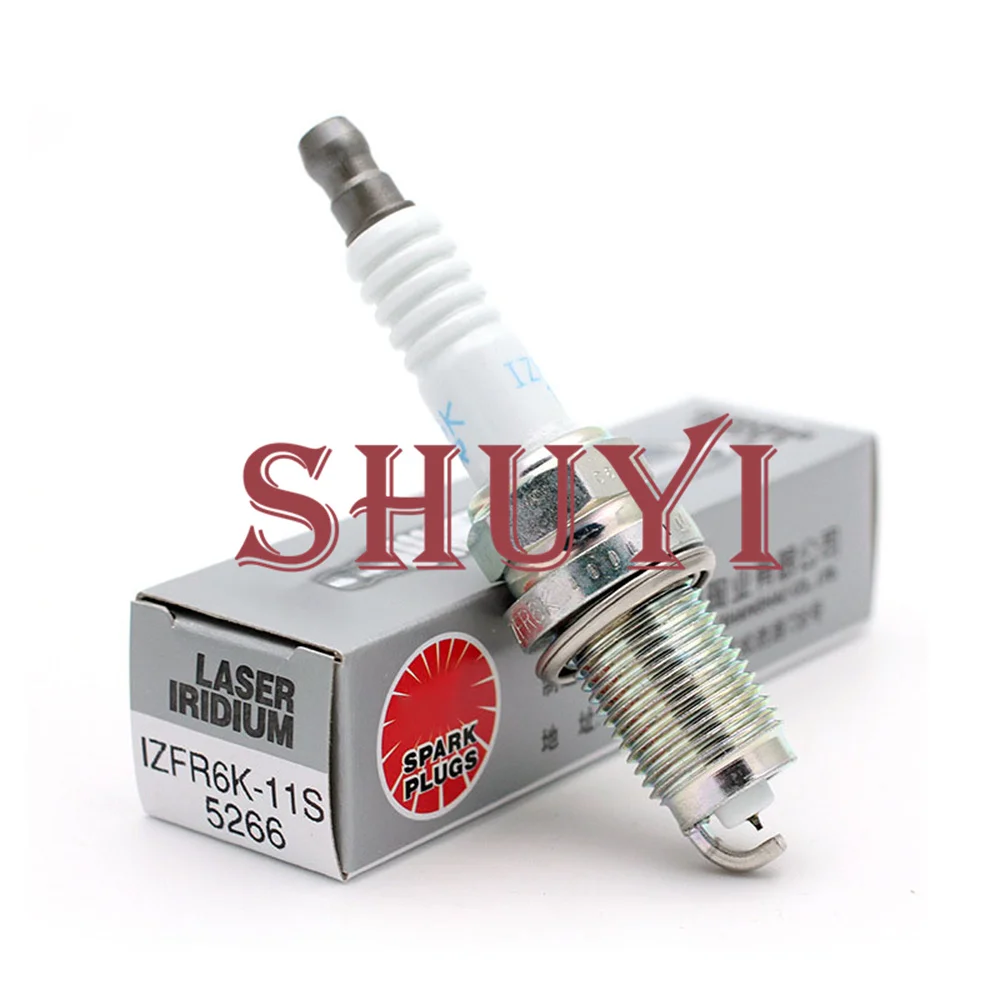 Original Laser IRIDIUM Spark Plugs OEM IZFR6K-11S IZFR6K-11NS 5266 FOR AACURA CSX CL RL RSX MDX HHONDA Civic 1.8 1.8L 2006-2011