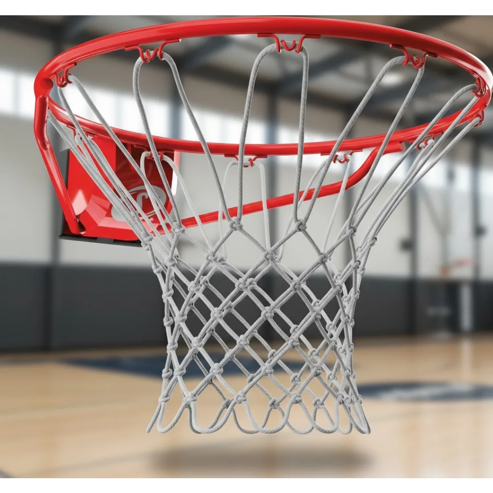 

Профессиональный 18-дюймовый стальной баскетбольный обод с сеткой — фиксированные или отрывные варианты для внутренних и наружных болей