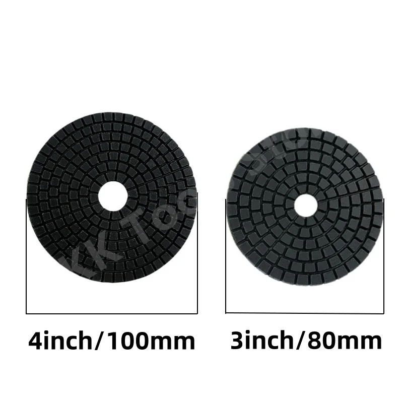 Imagem -04 - Conjunto Polegada Almofadas de Polimento Diamante Molhado para Pedra Granito Concreto Mármore Polimento Discos Moagem Conjunto Ferramentas Abrasivas 13 Peças