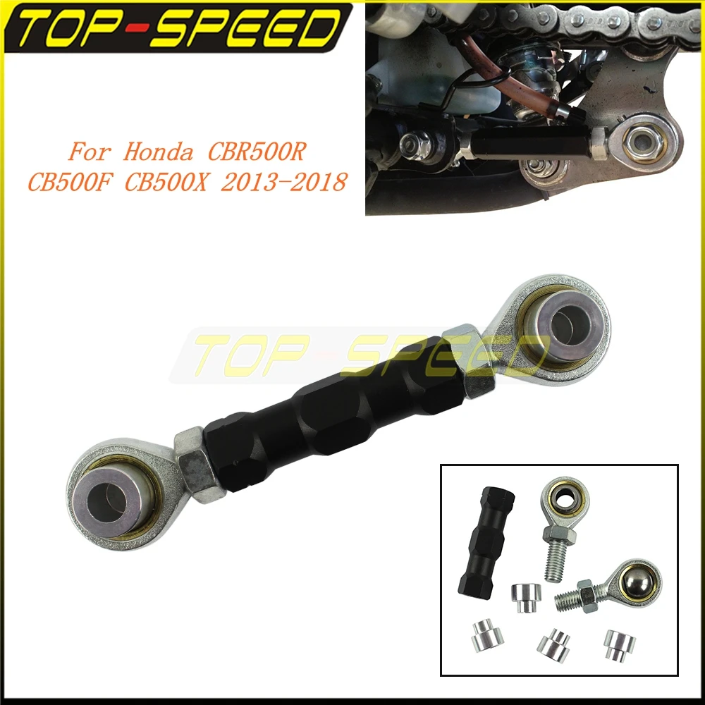 

Aluminum Adjustable Motorcycle Rear Suspension Drop Lowering Links Kit For Honda CBR 500 R F X CBR500R CB500F CB500X 2013-2018