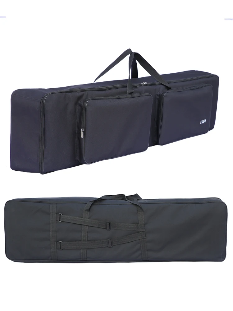 88Key Electric Piano Bag Oxford Cloth Double Shoulder Electronic Bag Double With Pocket Cotton Thickened Instrument Handheld Bag