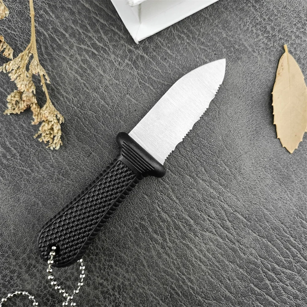 Super Edge Necklace Fixed Blade Knife Pocket Knife 440c Blade Nylon Fiber Handle Tactical Knife Protable Hunting EDC Multitool