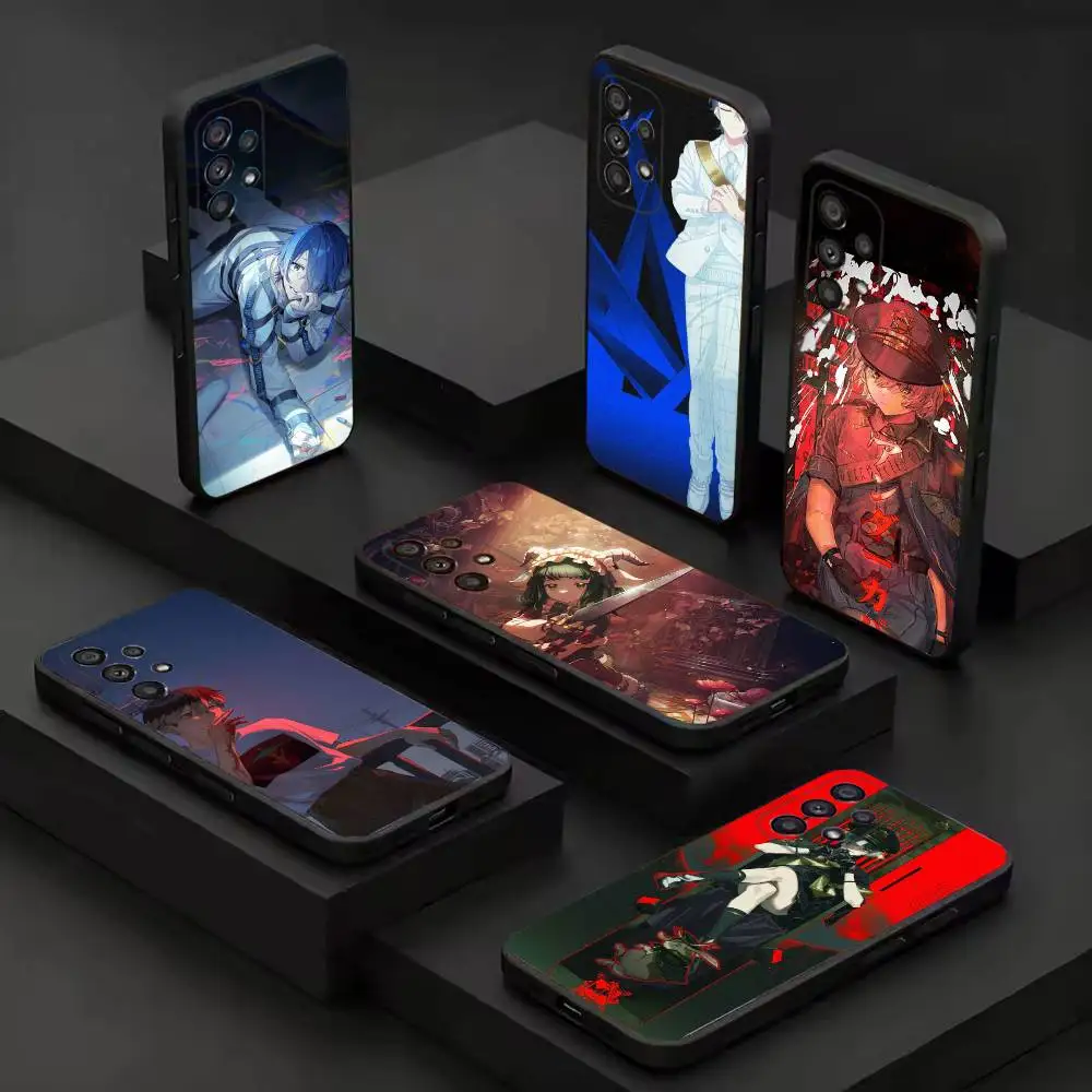 Cartoon Anime Milgram Black Soft Protective Case For Samsung Galaxy S26 S25 S24 S23 S22 30 21 10 9 Ultra Plus Lite FE