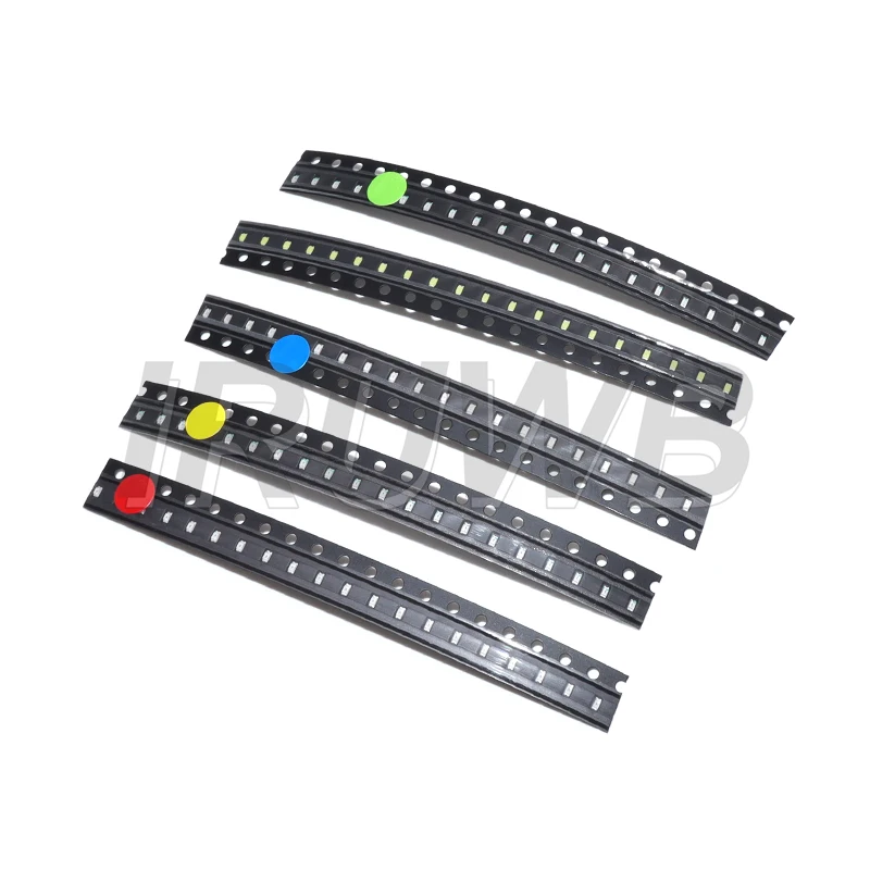 100PCS 0603 Blue Red Yellow Green Warm White Orange Pink LEDs SMD LED Light Emitting Diode Bead