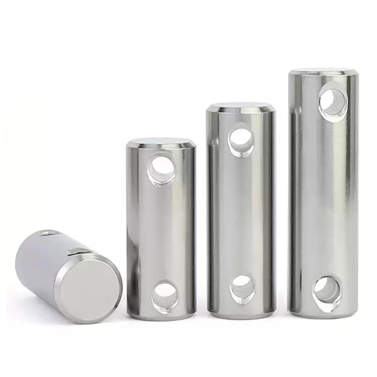 M4 M5 M6 M8 M10 M12 304 Stainless Steel Shaft Locating Pins with Double Ended Hole GB880 Cylindrical Pin Positioning Pins