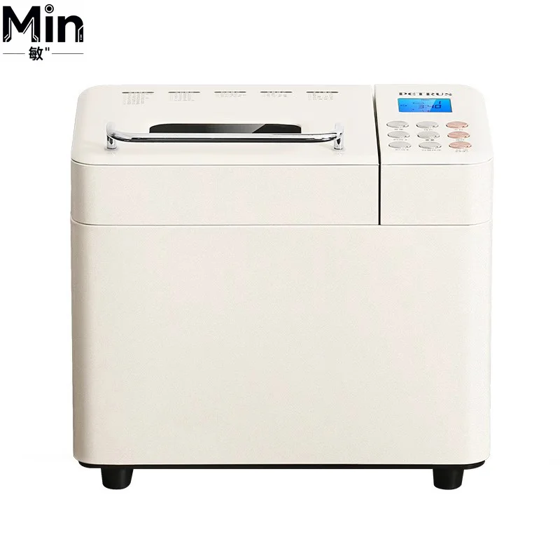 Home Smart Stainless Steel Inner Pan Bread Maker Dual Tube Baking Constant Temperature Fermentation with Ice Cream Function