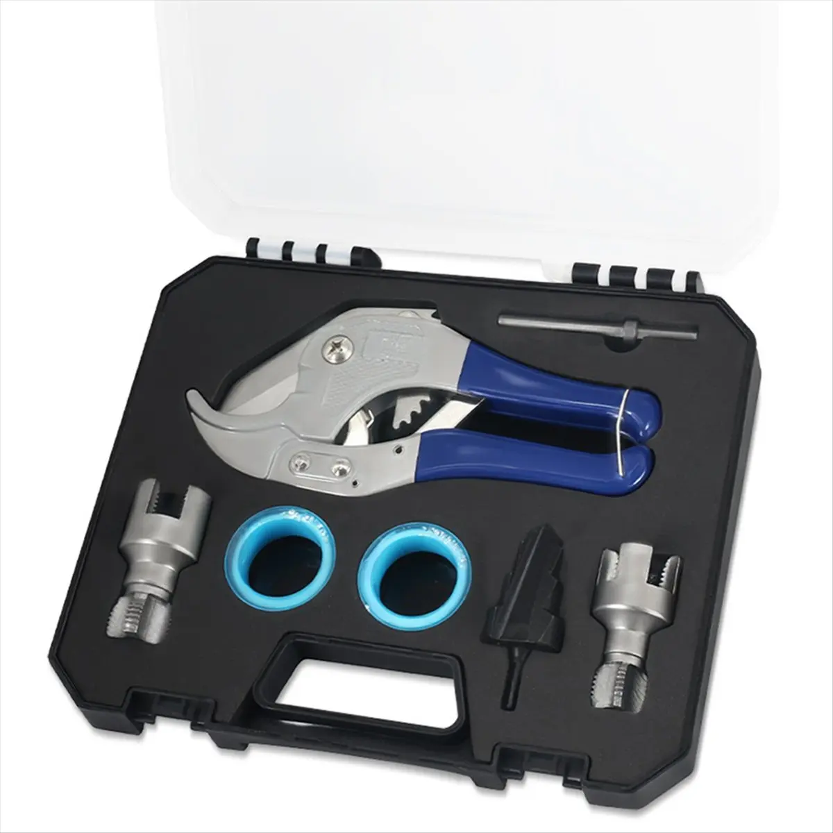 A74U 1/2 Inch 3/4 Inch PPR Pipe Complete Threading Kit with Internal External Taps Dies Reamer Pipe for DN15 DN20 Plumbing