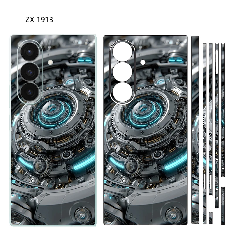 الجلد التفاف لسامسونج غالاكسي Z Fold7 6 5 4 3 حامي الشاشة الخلفية المفصلي غطاء الفيلم Fold5 3M التفاف ماتي ملصق #2