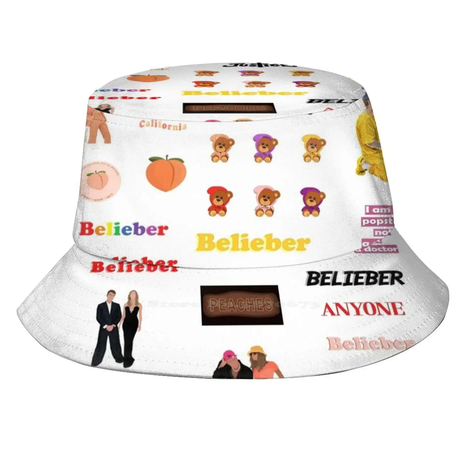 Super Mega Pack Unisex Summer Outdoor Sunscreen Hat Cap Holy Justin Justin Holy Changes Drew House Yummy Belieber Jb New Album