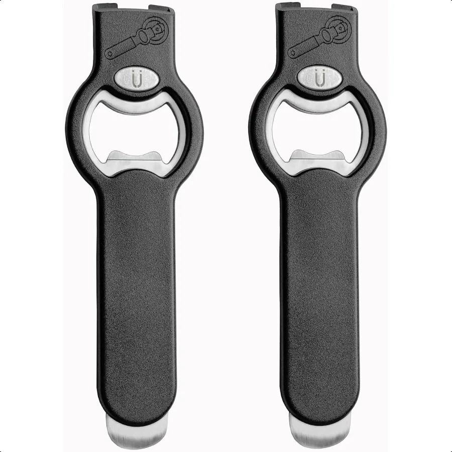 

2in1 Magnetic Soda Can Beer Bottle OpenerDual Magnets for Fridge Cap Catcher Heavy Duty Stainl Steel Perfect for Big Hands Long