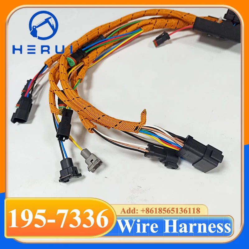 Excavator Wiring Harness195-7336 Engine Wire Harness 1957336 for Excavator 322C E325C 3126B C-7 Engine