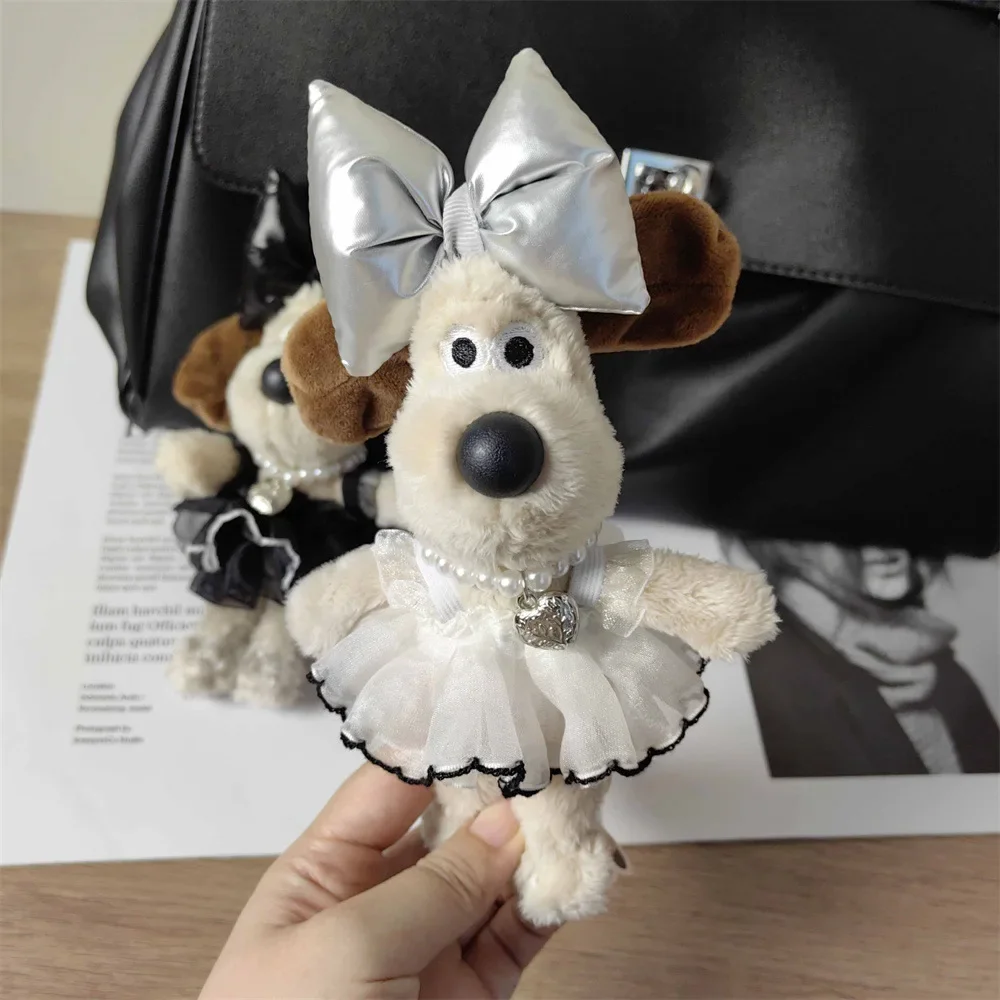 

Cute Dog Plush Bag Charm Fluffy Puppy Keychain Car Decor Accessory Gift for Best Friends - Soft Purse Charm