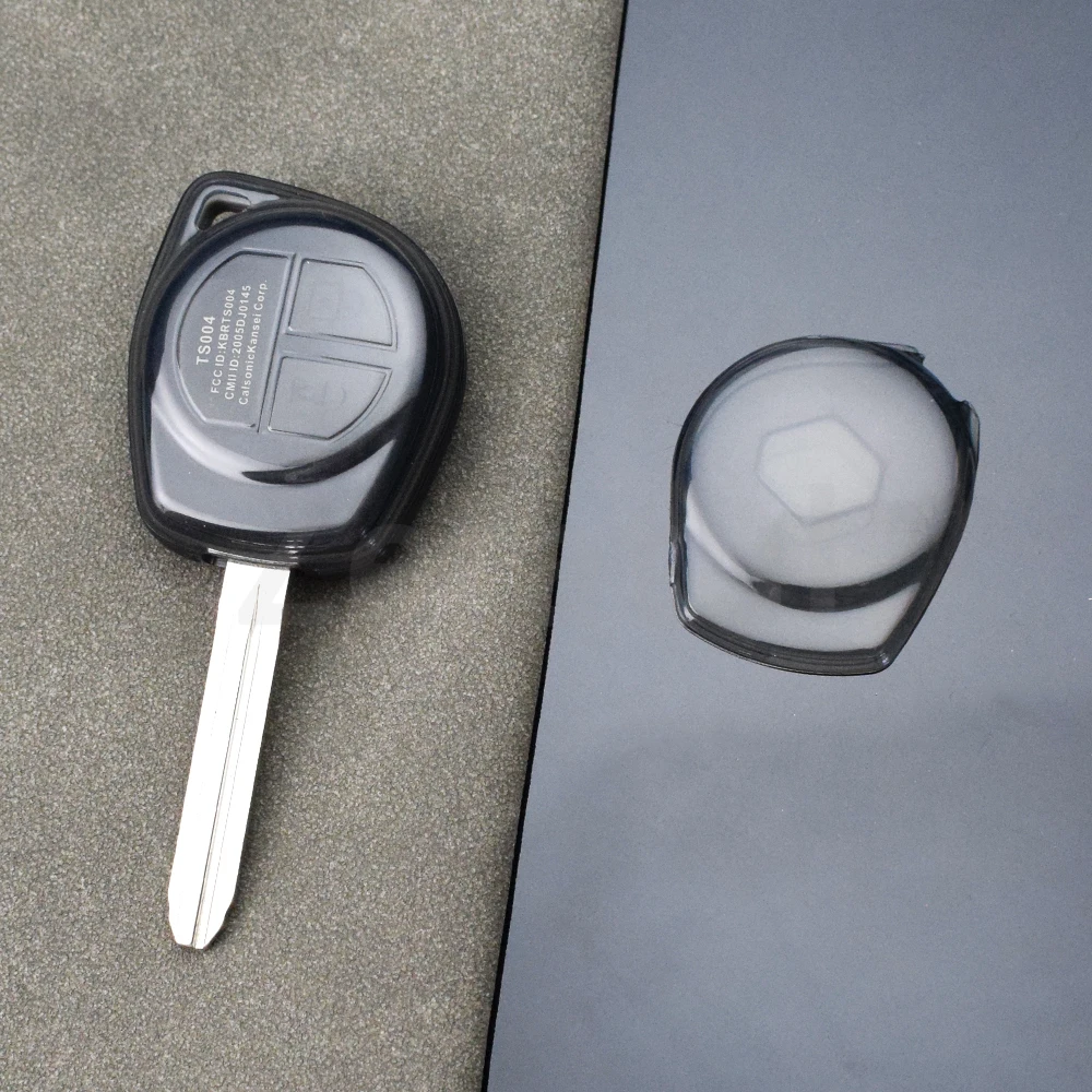 

Transparent TPU Shell For Suzuki SX4 Swift Grand Vitara Ciaz Liana Spresso Celerio Jimny Jeemny Car Remote Key Fob Case Cover