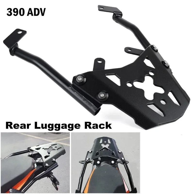 Fit For K-TM 390 Adventure 2020-2024 Rear Rack Luggage Bracket Shelf Tailbox Support 390 ADV Motorcycle Accessories Luggage Rack