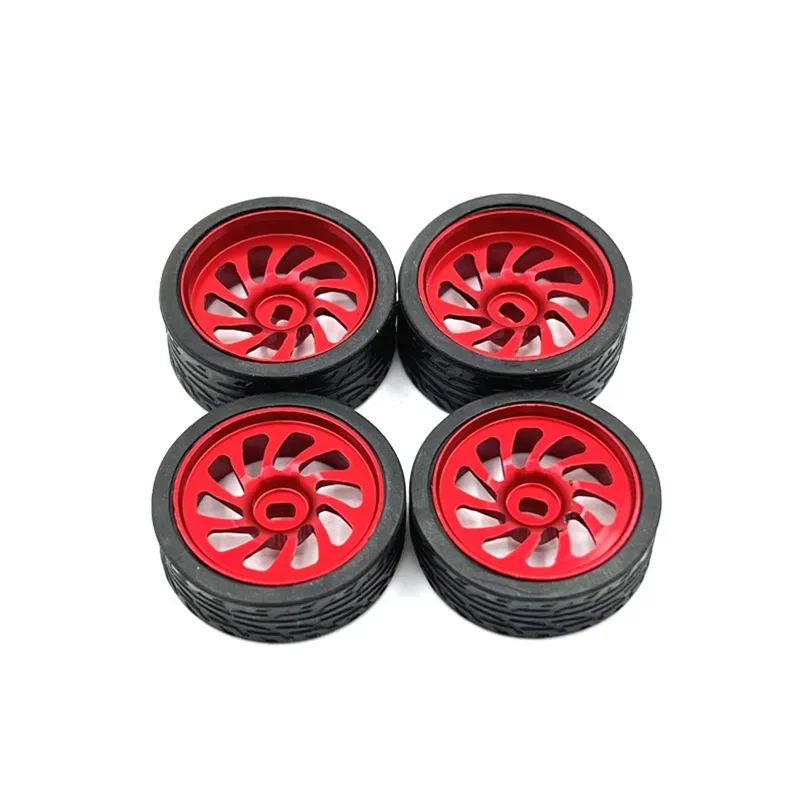 RC Car Accessories Upgrade Parts and Modification 26.5mm Racing Wheel Tires for Wltoys Kyosho Mosquito Car 1/28  Parts