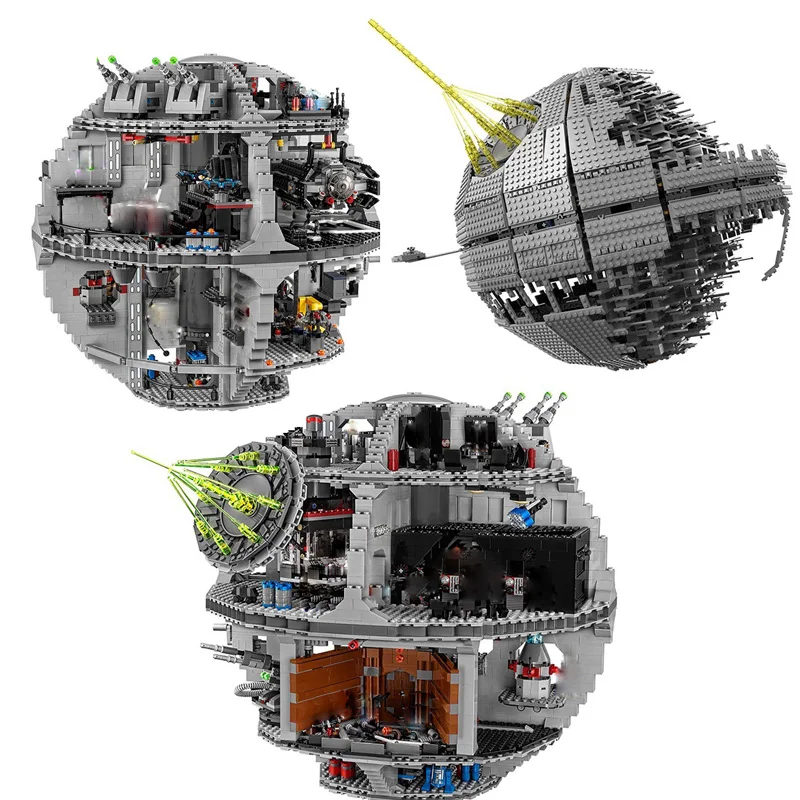 

Конструктор с 25 мини-фигурами, планшетом «Death Star Ultimate», совместим с 75159 19013 10143 10188