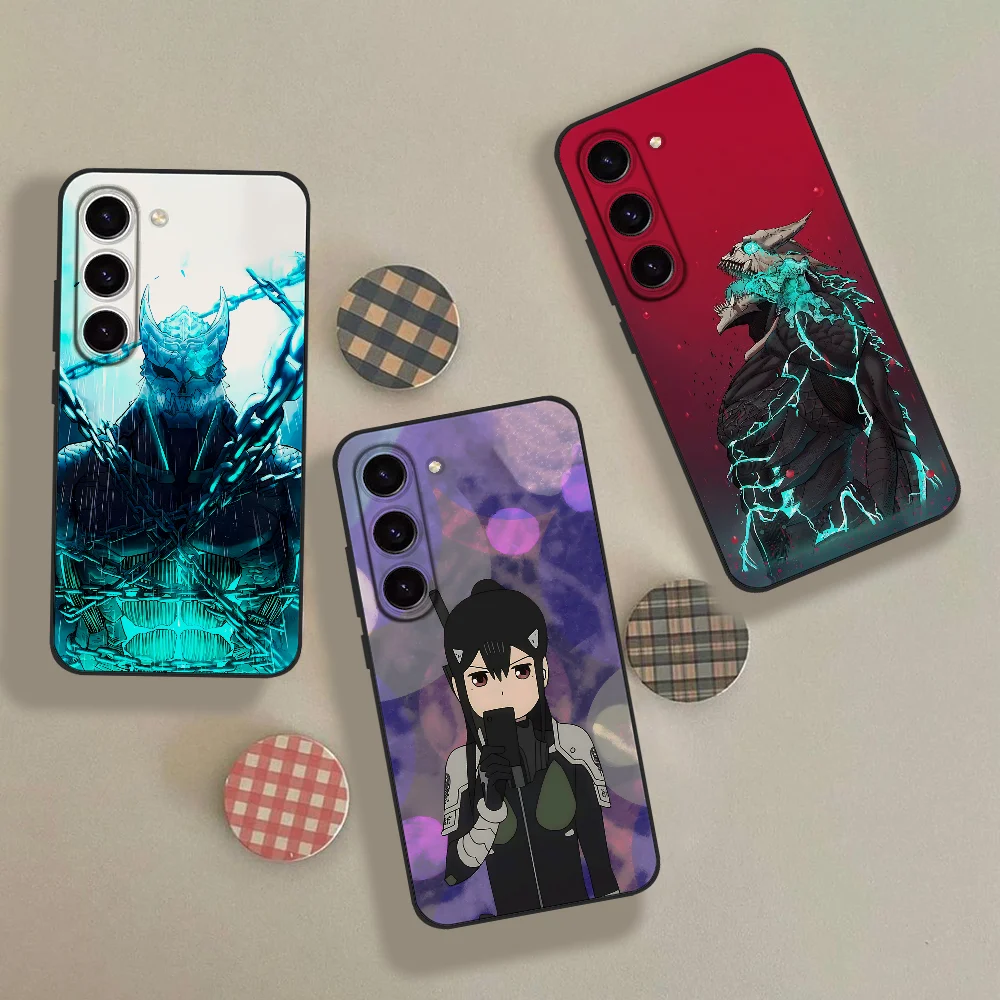 

Anime Kaiju No. 8 Phone Case For Samsung S24, S25 S22,S30,Note20,Lite,Ultra,5G,Plus,FE, Shockproof, Slim, Black,Case