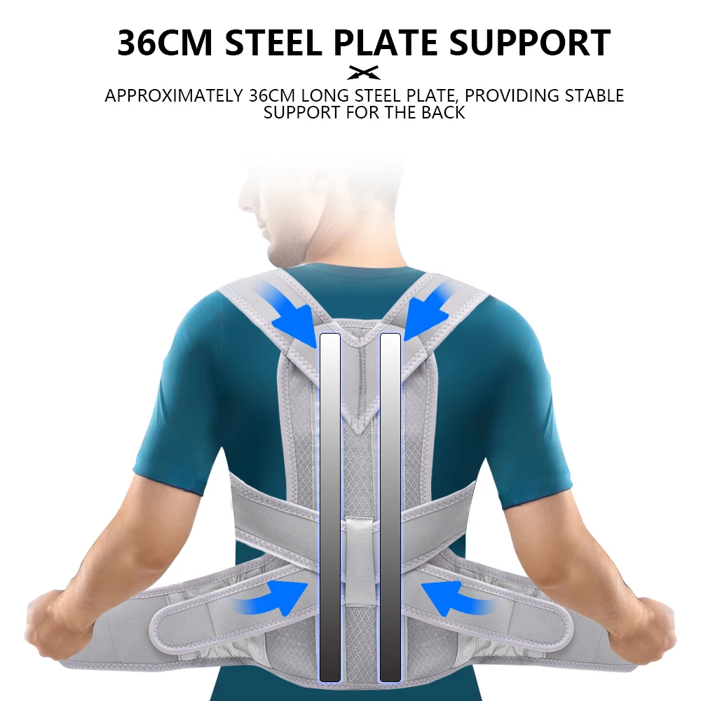 ปรับ Scoliosis Posture Corrector รัดตัวกลับรั้งเอวตรง Corrector De Espalda เข็มขัด Corrector De Postura