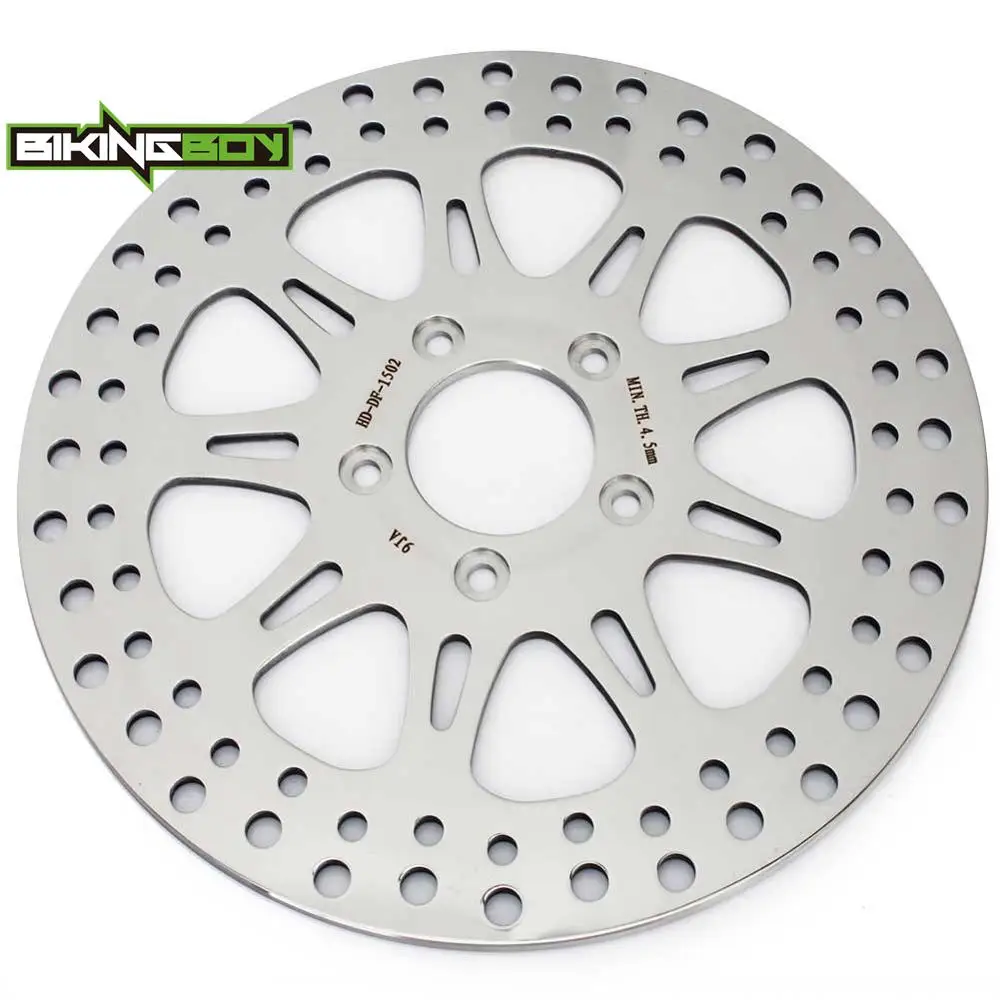 BIKINGBOY XLH 883 XL883 Hugger XL 53 XL1200S 00-03 XL883L XL883N XL883R XL1200C XL1200L 07 08 09 10 Front Brake Disc Disk Rotor