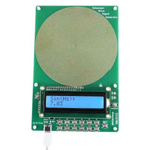 0.01Hz~ 100000Hz 슈만 파동 발생기 모듈 7.83HZ 순수 사인파 조정 가능한 주파수 신호 발생기