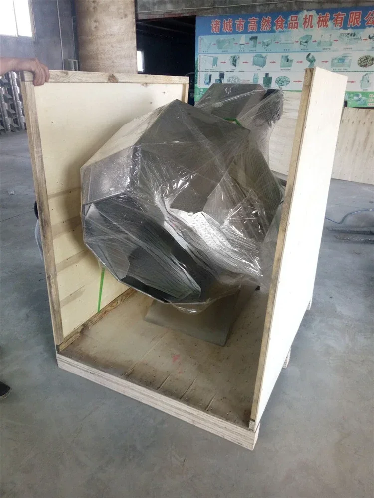 Hot SalesAutomatic Potato Chips Seasoning Flavoring Machine Wheat Flour Pasta Fried Nut Seasoning Machine