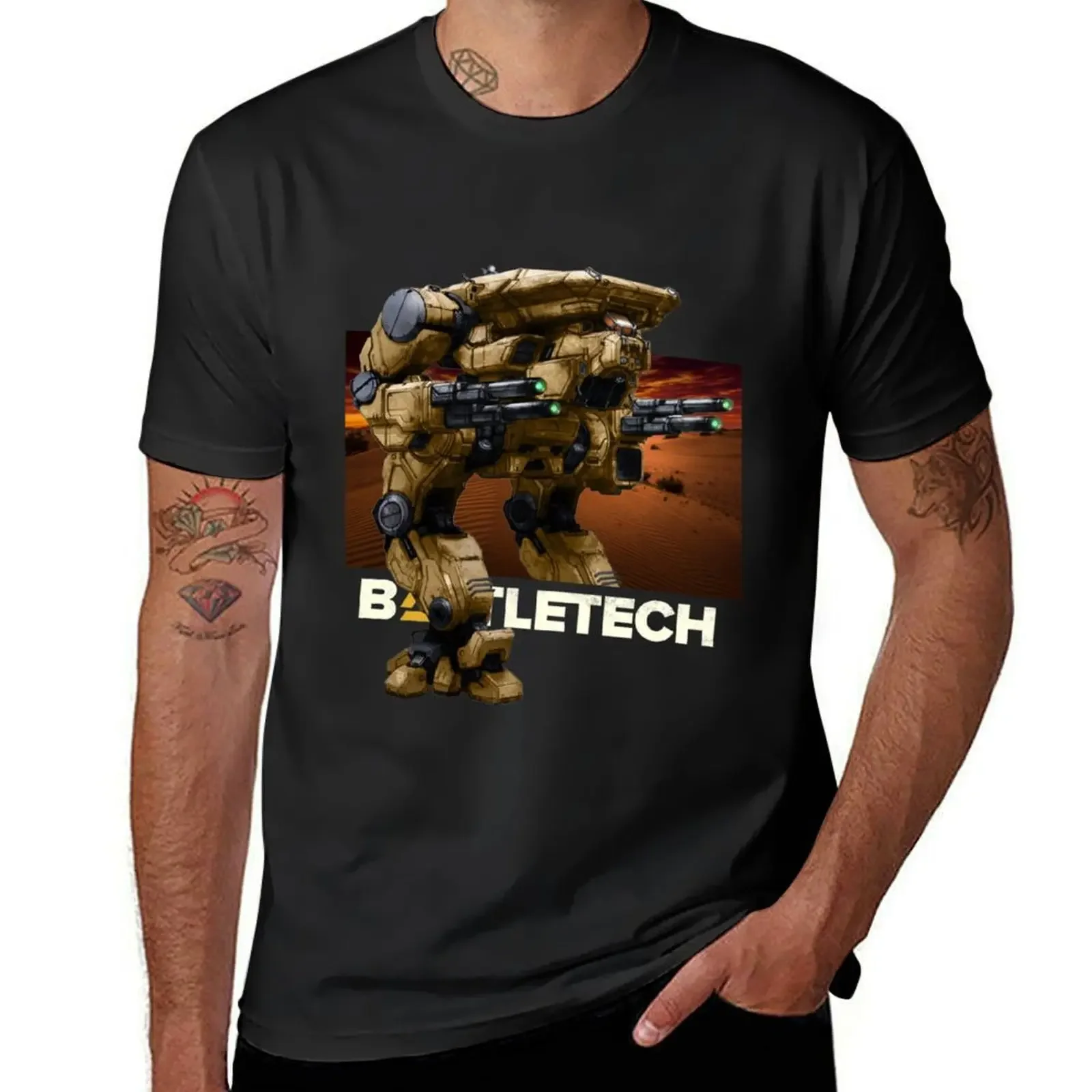 Mechwarrior Battletech. MWO. All Systems Nominal. Popout 3D Design V12 T-Shirt anime Short sleeve tee tees t shirts for men