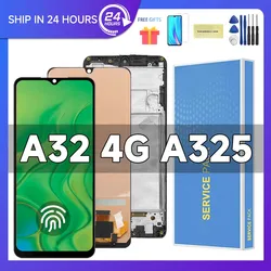 A32 4G For Samsung 6.4''For AMOLED A325 A325F A325F/DS A325M A325N LCD Display Touch Screen Digitizer Assembly Replacement